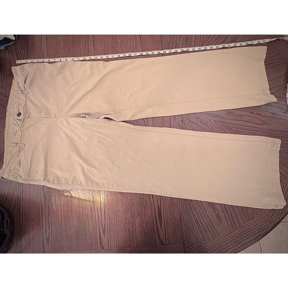 Women’s Eddie Bauer Curvy Trousers Tan 16 Tall